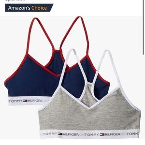 Tommy Hilfiger girls sports bra size medium one new, one used w/o padding